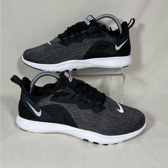 Nike Flex TR 9 Black Knit Women's 8.5W Athletic Shoes - Picture 1 of 12